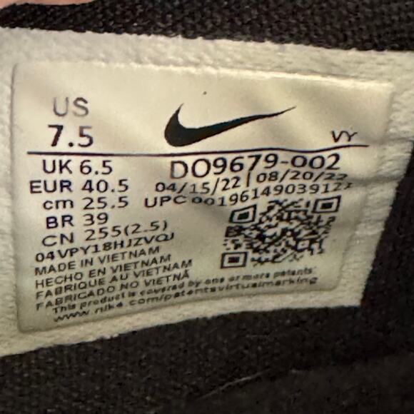 Nike Zoom Freak 4 Men's 7.5 Black White Panda Basketball Shoes Sneakers READ - Picture 13 of 14